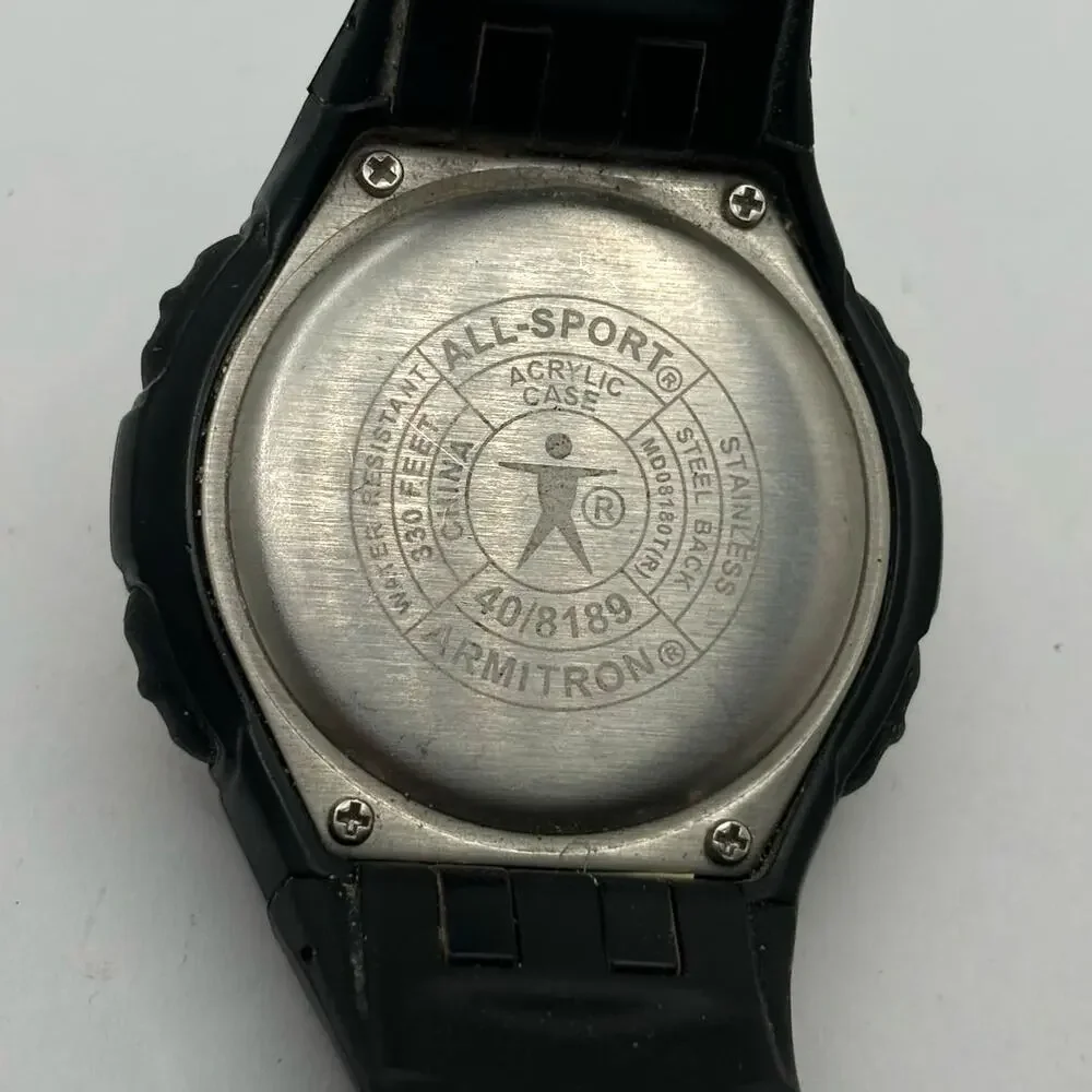 Black Armitron Digital Men's Watch